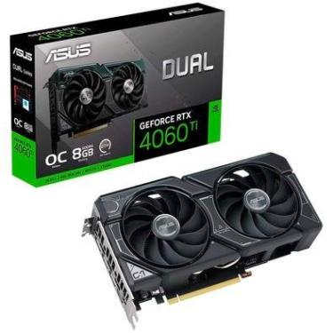 Imagem de Placa De Vídeo Asus Dual Geforce, Rtx 4060 Ti, Oc Edition, 8GB, GDDR6, 128 Bits - Dual-rtx4060ti-08g