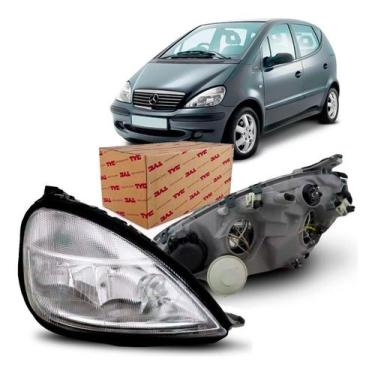 Imagem de Farol Mercedes Benz Classe A / 1999 A 2003  Lado Esquerdo (Motorista) 