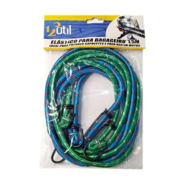 Imagem de Kit 2 Elásticos Bagageiro - Gancho Metal - 1,5 M 123 Util - 123 ÚTIL ,