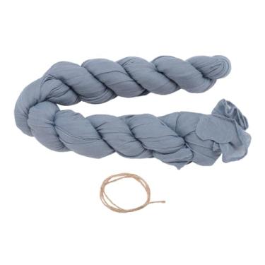 Imagem de Pão de queijo Mesa corredora de 10 pés de 10 pés elegante de mesa romântica de gaze para festa de aniversário para festa de aniversário 90 x 300cm (Azul)