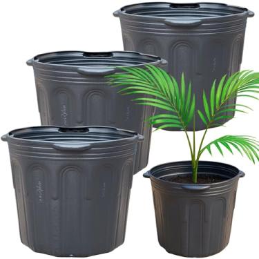 Imagem de Kit 3 Vaso Embalagem 25 Litros Flexível com Alça para Árvores Frutíferas, Ornamentais, Mudas e Outras | Leve e Resistente, Plástico Reciclável e Ecológico - Nutriplan