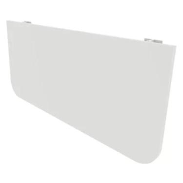 Imagem de Mesa Retrátil Branca 100x50cm Dobrável de Parede para Escritório ou Co