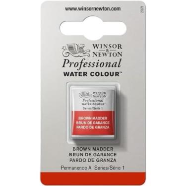 Imagem de Winsor & Newton 8840157 Tinta para aquarela profissional, aquarelas vívidas em qualidade de artista, alto brilho e luminosidade de cor, não desbota, qualidade de arquivo, 1/2 tigela - marrom escuro