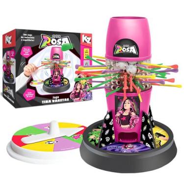 Imagem de Brinquedo Tira Vareta Dos Rosa Jogo Infantil Educativo - Elka Brinqued