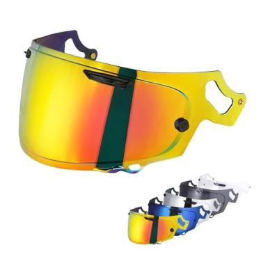 Imagem de VCOROS Substituição de viseira de capacete Regent-X, para acessórios de capacete VAS-V MAX Corsair-X Quantum-X Signet-X Dt-X Defiant-X (vermelho cromado)