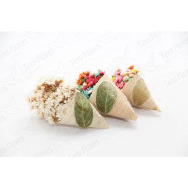 Imagem de Kit 3 Imãs De Geladeira Lembrancinha Flores Secas - Presente Enfeite M