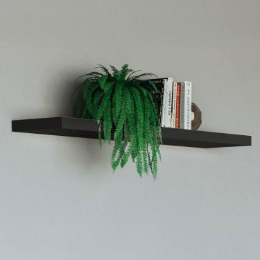 Imagem de Prateleira 150 Cm 100% Mdf Tb184 Preto Fosco - Dalla Costa