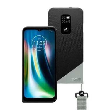 Imagem de Smartphone Motorola Defy Preto 4G LTE 6.5 4GB 64GB resistente a agua e