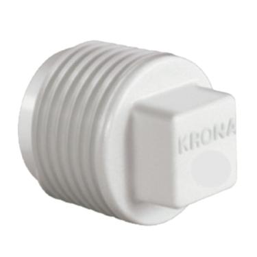 Imagem de Plug Roscavel PVC Branca 1 Krona UN 0295