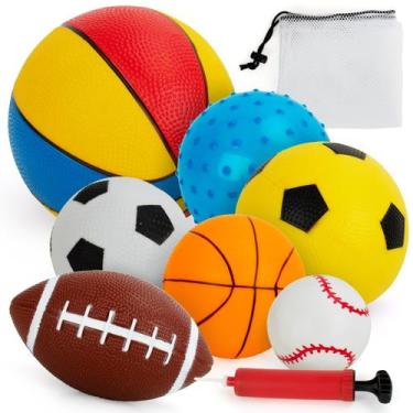 Imagem de Conjunto de bolas Teytoy da Toddler Sports Toys de 1 a 3 anos com bomb