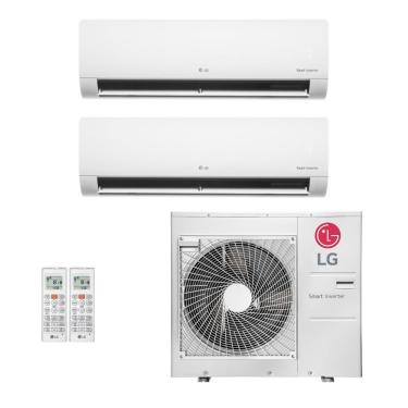 Imagem de Ar-Condicionado Multi Split Inverter LG 36.000 (2x Evap HW 18.000) R-32 Quente/Frio 220V