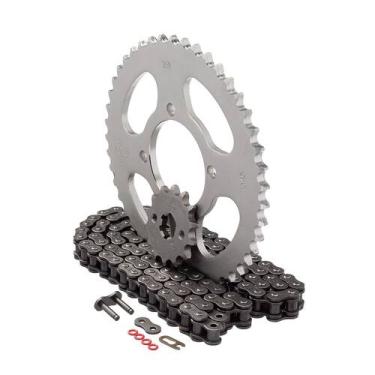 Imagem de Kit Transmissão Relação Darom Com Retentor Ybr 125 03/15