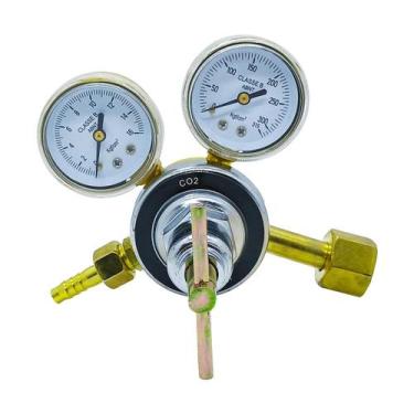 Imagem de Regulador Pressão Cilindro Gás CO2 Dióxido de Carbono Solda Mig/Mag 2 