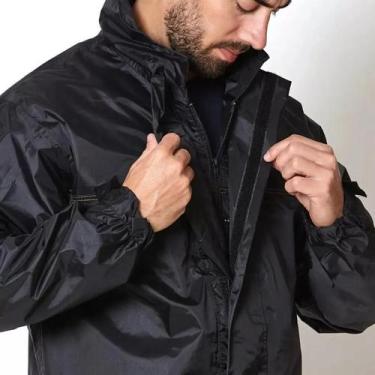 Imagem de Conjunto Motoqueiro Capa De Chuva Nylon Impermeável BRASCAMP, M