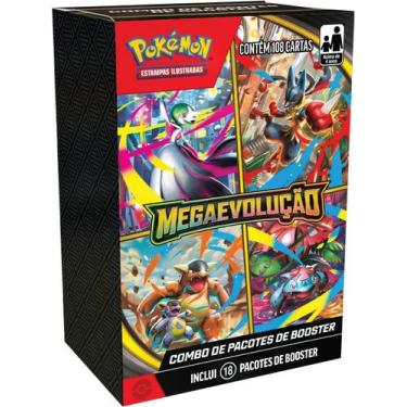 Imagem de Pokémon TCG Expansão MegaEvolução Combo De Booster 108 Cartas