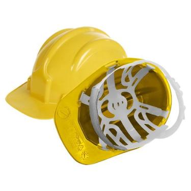 Imagem de Capacete De Segurança C/ Carneira Proteção Epis Escolher Cor - Plastco