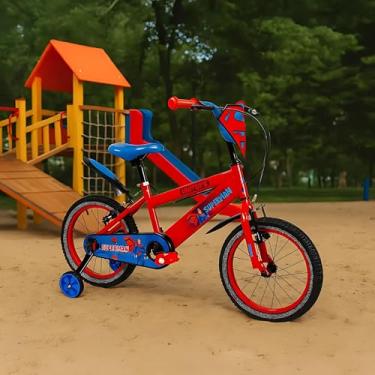 Imagem de Bicicleta Infantil Aro 16 com Rodinhas – Quadro Resistente, Freio V-Brake, Selim e Guidão Ajustáveis, até 50 kg – Bike Temática Criança 3 a 7 anos