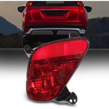 Imagem de CHELANGHU Lâmpada refletora de para-choque traseiro adequada para Mitsubishi Eclipse Cross 2017 2018 2019 2020, refletores de para-choque traseiro de substituição de lente vermelha para 8337A153 (lado