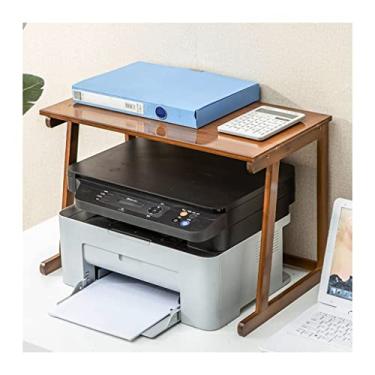 Imagem de URGDWEKJY Suporte de impressora rack de armazenamento de impressora, suporte de mesa, estante de mesa, organizadores familiares e armazenamento para escritório, escritório, organizador de arquivos