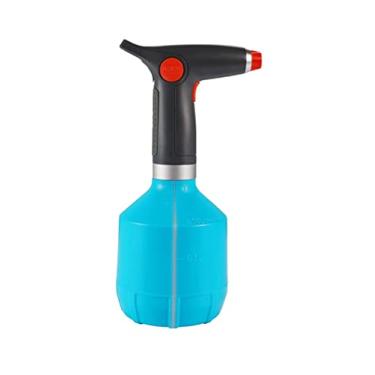 Imagem de Regador com spray, regador para plantas de interior, elétrico, para plantas de interior, jardim, para flores, ferramentas internas e externas, bonsai, regador, regador (azul 10,5 x 13,5 x 26,5 cm)