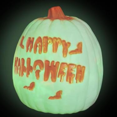 Imagem de Luzes de Abóbora de Halloween,Lanterna de Halloween com Assustador | Iluminação Ambiente com Sensor Impermeável para Interior Exterior Festas Jardim Relvado Gramado