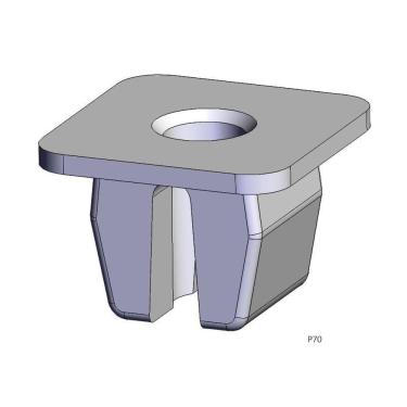 Imagem de Kit Presilha Parachoque Traseiro Fit 2004 A 2008