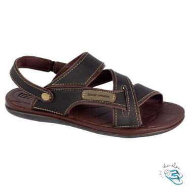 Imagem de Sandalia Papete Masculina Danper Confortavel Franciscana Motoqueiro Tr