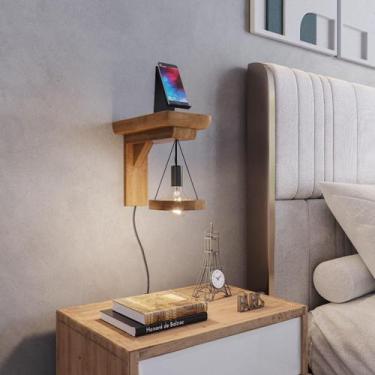 Imagem de Arandela Luminária Decorativa De Parede - JM3 - JM3 Móveis, Freijó