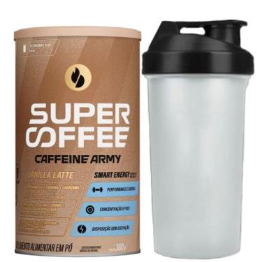 Imagem de SuperCoffee Vanilla Latte 380g Coqueteleira - Caffeine Army