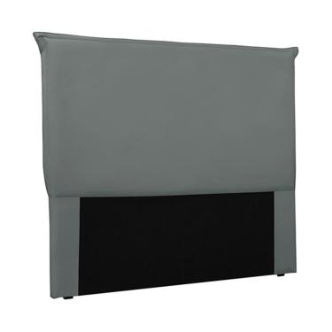 Imagem de Cabeceira Decorativa Queen Size 1,60M Trento Veludo Cinza - Gran Belo