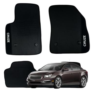 Imagem de Carpete Compatível com Cruze Jogo de Tapete 2017 Kit Automotivo Borracha