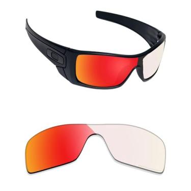 Imagem de Alphax Lentes de reposição adaptáveis fotocromáticas espelhadas não polarizadas para óculos de sol Oakley Radar Plate OO9495D