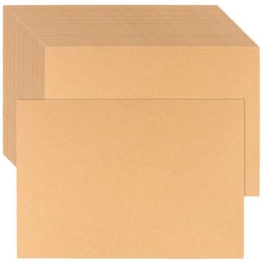 Imagem de SENJEOK Papel cartolina marrom Kraft, 200 peças, tamanho A4 29,7 x 21 cm, 59 kg 300gsm, para impressão, artesanato, cartões