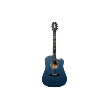 Imagem de Violao giannini gdc-1 ceq ctb el/ ac dreadnought satin blue