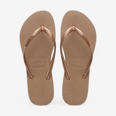 Imagem de Chinelo Havaianas Slim, Rose gold, 37/38