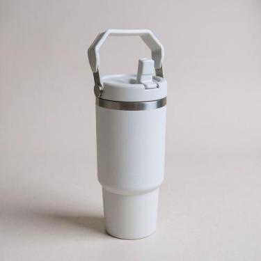 Imagem de Garrafa Térmica 900ML Com Bico Com Alça Flip Tumbl Aço Inoxidável Acad