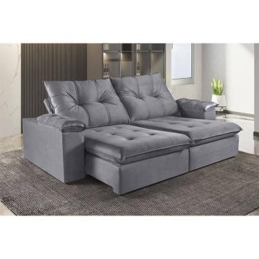 Imagem de Sofa Retratil e Reclinavel 5 Lugares M-194 2,90m Molas Ensacadas Pillow Top Estofados Martins