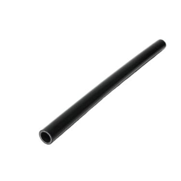 Imagem de I33T Tubo de silicone automotivo, ID 7/8" (22 mm) mangueira de silicone de acoplador reto, mangueira universal de refrigeração de radiador de alta temperatura de 3 camadas (0,5 m) (preto)