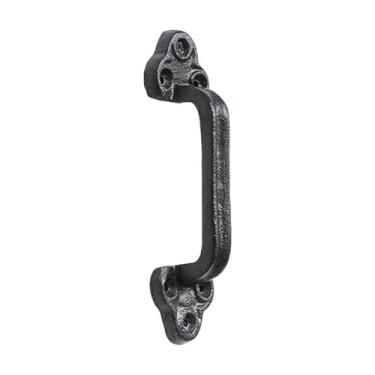 Imagem de BLWOTMOR Maçaneta de portão de jardim, maçaneta de ferro para porta de celeiro, decoração de casa, substituição resistente, decorativa para armário, armário, 6.8 Cm X 28 Cm