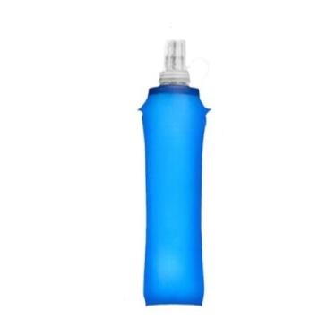 Imagem de Garrafa de água dobrável de silicone 250ml 500ml para esportes ao ar livre e corrida.(Frasco macio de 500ml)