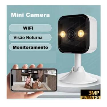 Imagem de Câmera Smart Mini Wifi Visão Noturna + Áudio e APP