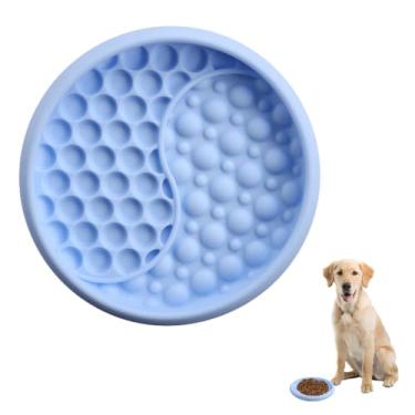 Imagem de Tigela para lamber cães, tigelas de silicone antiasfixia para alimentação lenta para animais de estimação com ventosas para cães e gatos