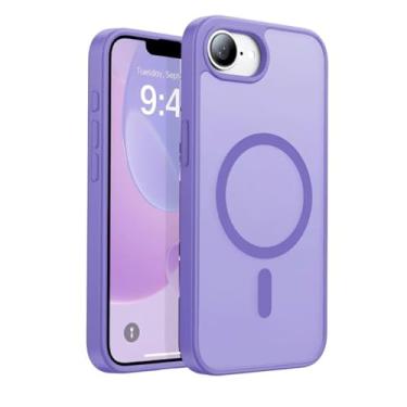Imagem de FIT IT Capa Magnética para iPhone 16e Compatível com MagSafe, TPU Slim, Proteção para Câmera (Lilás)