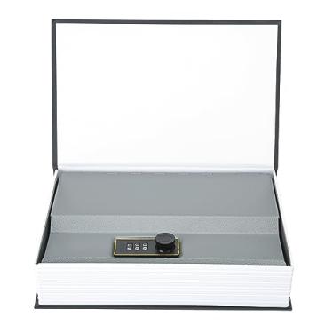 Imagem de Zerodis Caixa de Armazenamento de Cofre para Livros Ocultos Jardinagem Doméstica Melhoria da Casa Fechaduras de Ferragens para Janelas de Portas Fechaduras de Ferragens para Janelas de Portas Com Moeda e Cartão de Depósito Fácil de Aço Inoxidável