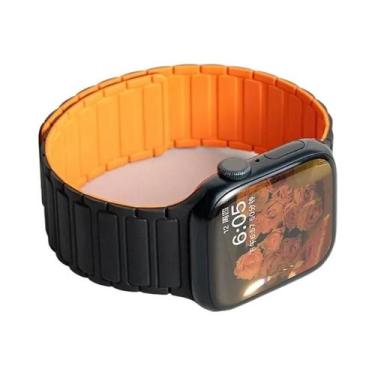 Imagem de Pulseira Esportiva Magnética De Silicone De 49mm 45mm 46mm 42mm 38mm 4