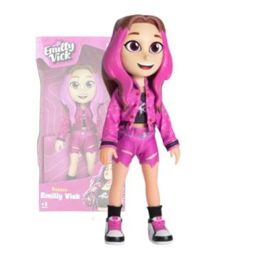 Imagem de Boneca Divertida Emilly Vick Youtuber Dos Rosa - Rosita