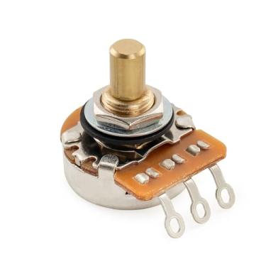 Imagem de Musiclily Pro HD B250K Potenciômetro de latão sólido de eixo curto 1/10.2 cm linear para baixo de guitarra elétrica