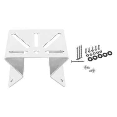 Imagem de harayaa Suporte de canto metálico para câmera, suporte de montagem em metal para canto, adaptador premium para de câmera de vigilância em prateleira.