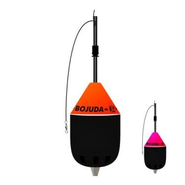 Imagem de Boia Cevadeira JR Bojuda com Copo Preto (50g) - Jr Pesca