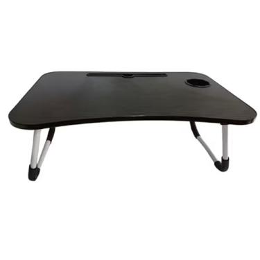 Imagem de ￼Mesa Portátil Dobrável Para Notebook Home Office Estudo Refeição Cama Escrivaninha Preto